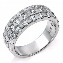Load image into Gallery viewer, Sterling Silver Cubic Zirconia CZ Man RingAnd Weight 7.1gramAnd Width 7.5mm