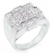 Load image into Gallery viewer, Sterling Silver Cubic Zirconia CZ Man RingAnd Weight 15.2gramAnd Width 14mm