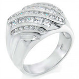 925 Silver Round And Princess CZ Man RingAnd Weight 15.4gramAnd Width 17.5mm