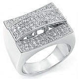 925 Silver Hip Hop Pave Setting Round CZ RingAnd Weight 16.4gramAnd Width 17mm