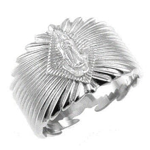 Load image into Gallery viewer, Sterling Silver Lady of Guadalupe Ring