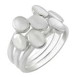 Sterling Silver Stackable Oval Tag High Polish RingAnd Weight 5.5gramAnd Width 12.2mm