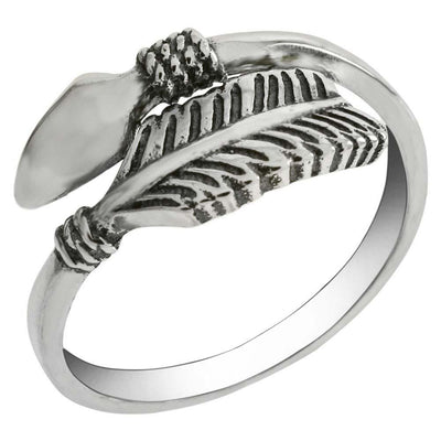 Sterling Silver Oxidized Arrow Ring