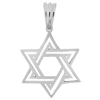 Sterling Silver Star of David Pendant