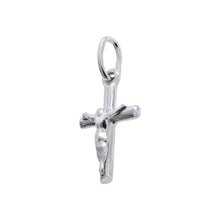 Load image into Gallery viewer, Italian Sterling Silver Jesus Christ Cross Pendant