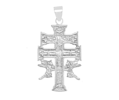 Sterling Silver Caravaca Cross Pendant