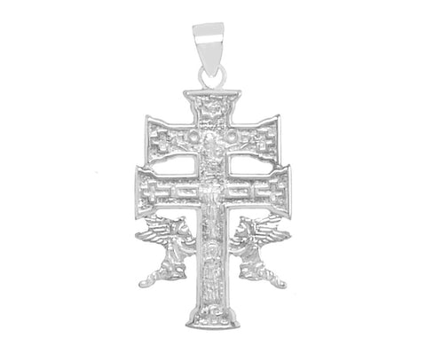Sterling Silver Caravaca Cross Pendant