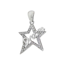 Load image into Gallery viewer, Sterling Silver Cubic Zirconia Dream Star Pendant