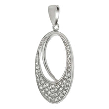 Load image into Gallery viewer, Sterling Silver Cubic Zirconia Pendant