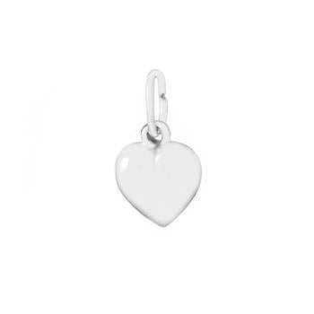 Sterling Silver Small Heart Charm Pendant