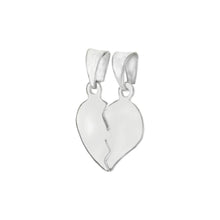Load image into Gallery viewer, Sterling Silver High Polished Breakable Heart Pendant - silverdepot