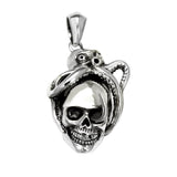 Sterling Silver Skull Pendant