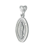 Italian Sterling Silver Guadalupe Medal Pendant