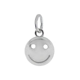 Sterling Silver Emoji Happy Face Charm Pendant