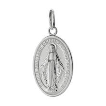 Load image into Gallery viewer, Sterling Silver Virgin Mary Miraculous Medal Pendant