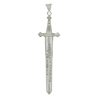 Sterling Silver Sword Of Saint Michael Pendant
