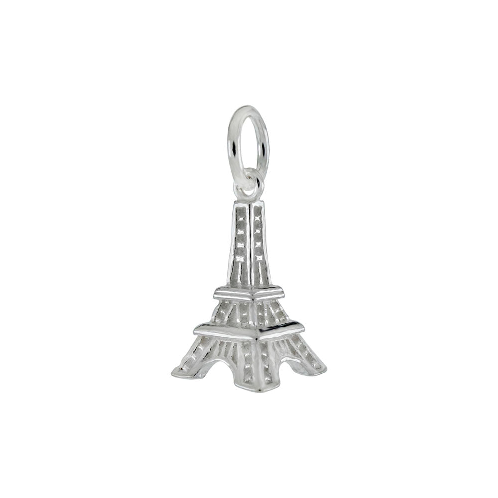 Sterling Silver Eiffel Tower Charm Pendant