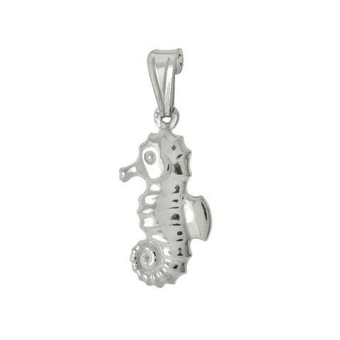 Italian Sterling Silver Seahorse Pendant