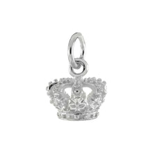 Load image into Gallery viewer, Sterling Silver Crown Charm Pendant