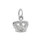 Sterling Silver Crown Charm Pendant