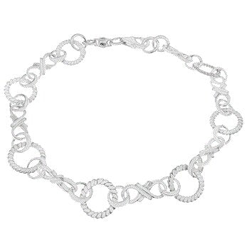 Italian Sterling Silver Fancy Bracelet