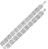 Sterling Silver San Benedict Bracelet Width-12.5mm