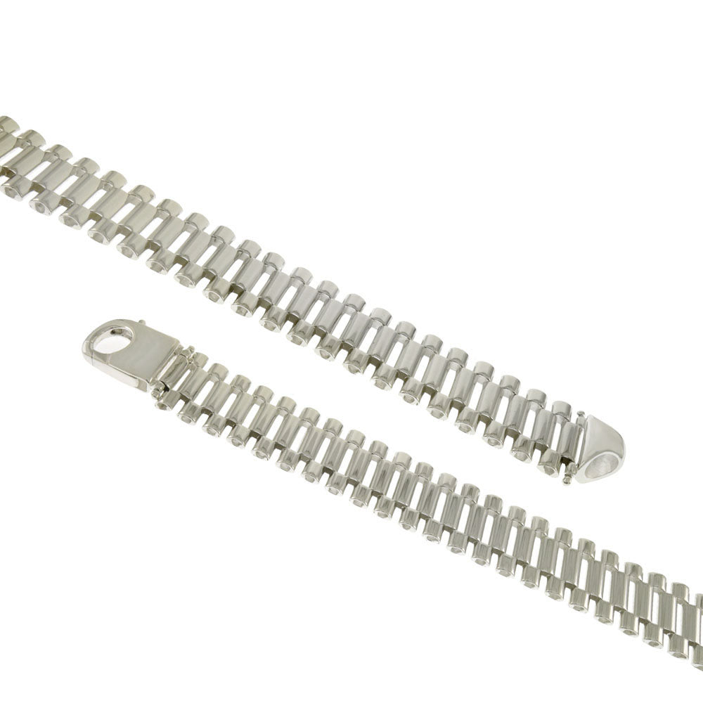 Sterling Silver 14mm Link Bracelet