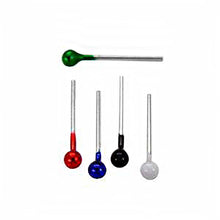 Load image into Gallery viewer, Sterling Silver Assorted Color 1.8mm Ball Nose Stud Straight End