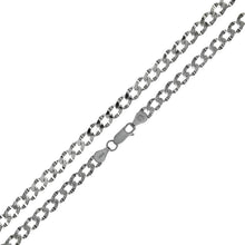 Load image into Gallery viewer, Sterling Silver 5mm Deck Pave Chain - silverdepot