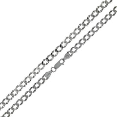 Sterling Silver Deck Pave 120-5MM Chain