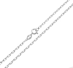 Italian Sterling Silver Diamond Cut 2.2mm Anchor Chain