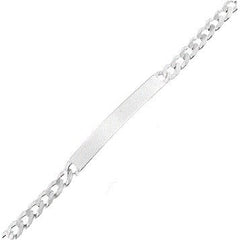 Italian Sterling Silver Curb 150-6MM ID Bracelet