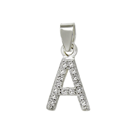 Sterling Silver Small Initial 