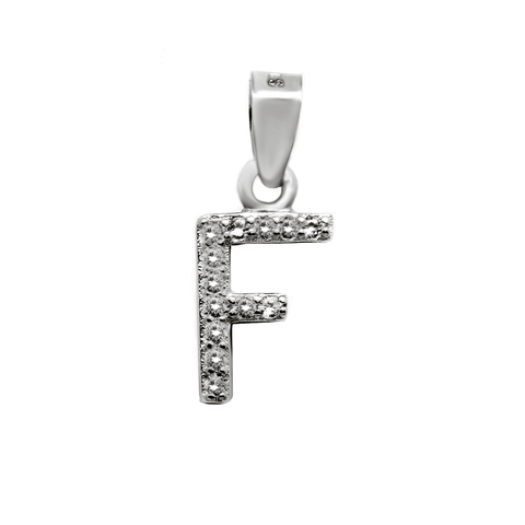 Sterling Silver Small Initial 