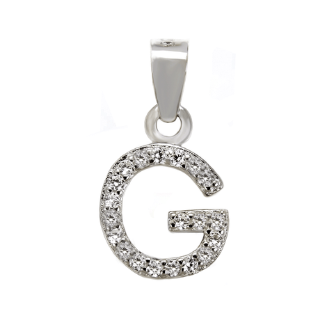 Sterling Silver Small Initial 