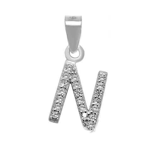 Sterling Silver Small Initial 