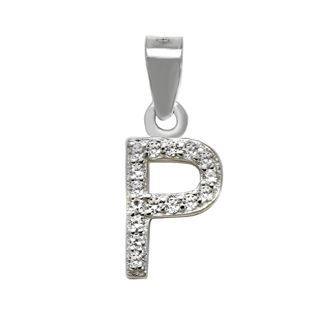 Sterling Silver Small Initial 