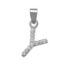 Sterling Silver Small Initial 
