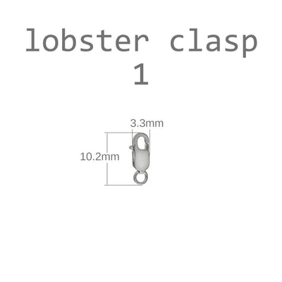 Sterling Silver Jewelry Supply Lobster Clasp W. Open Jump Ring (pack of 5)