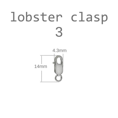 Sterling Silver Jewelry Supply Lobster Clasp W. Open Jump Ring (pack of 5)
