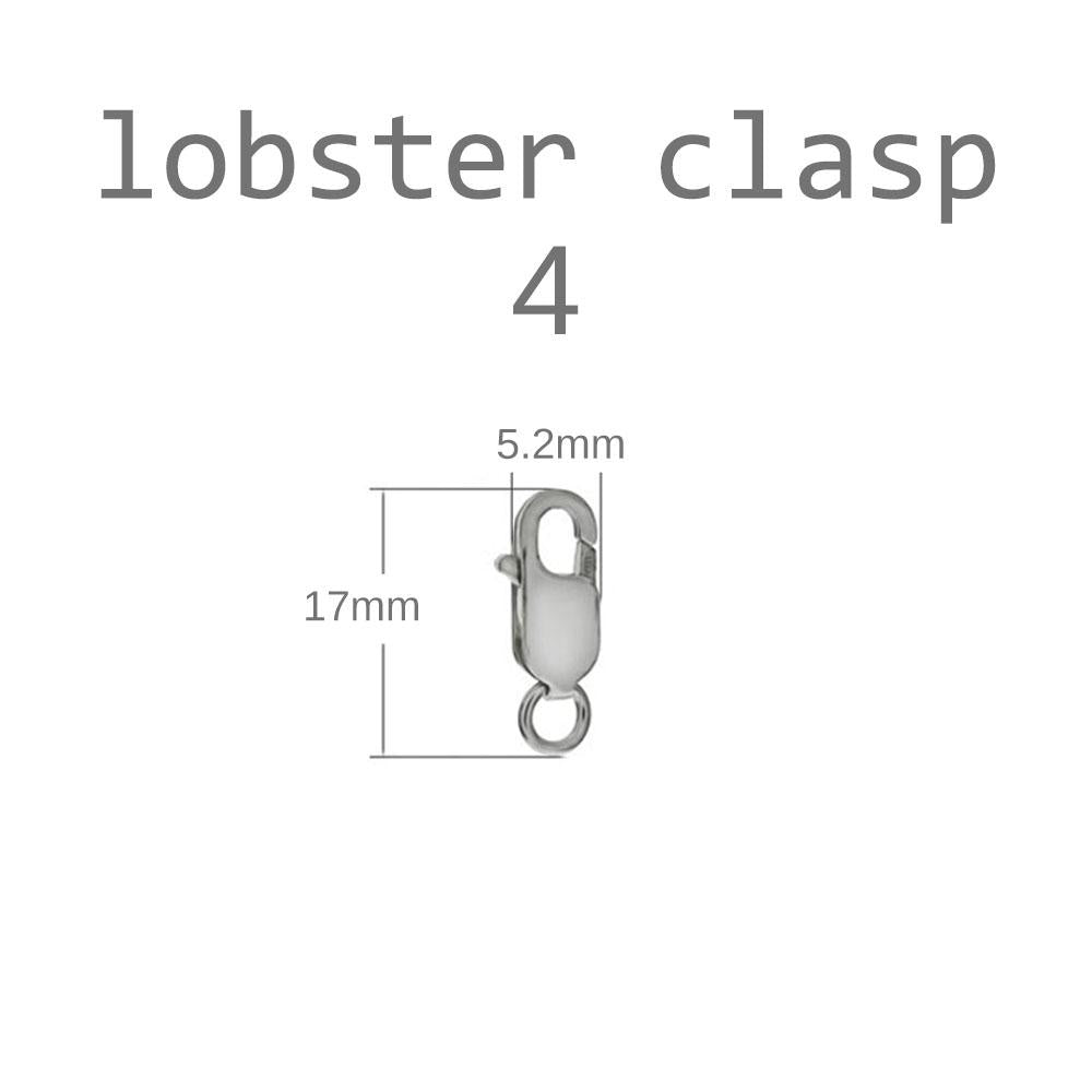 Sterling Silver Jewelry Supply Lobster Clasp W. Open Jump Ring (pack of 5)
