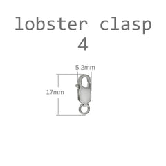 Sterling Silver Jewelry Supply Lobster Clasp W. Open Jump Ring (pack of 5)