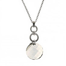 Load image into Gallery viewer, Sterling Silver Italian Swarovski C.Silver Necklace