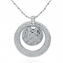 Load image into Gallery viewer, Sterling silver White Topaz with Pallini Chain Necklace