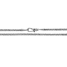 Load image into Gallery viewer, Sterling Silver Bali Byzantine Necklace with Necklace Length of 20  and Gauge Width of 3MM