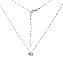 Load image into Gallery viewer, Sterling Silver Rhodium Diamond Cut Cable Chain With Schnauzer CZ Pendant Necklace