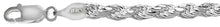 Load image into Gallery viewer, Sterling Silver Rope 8 Side 5.5mm Diamond Cut Chain
