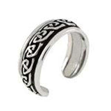 Sterling Silver Celtic Oxidized Toe Ring