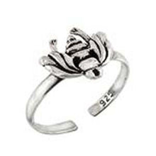 Load image into Gallery viewer, Sterling Silver Bee Toe Ring