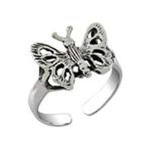 Load image into Gallery viewer, Sterling Silver Butterfly Toe Ring